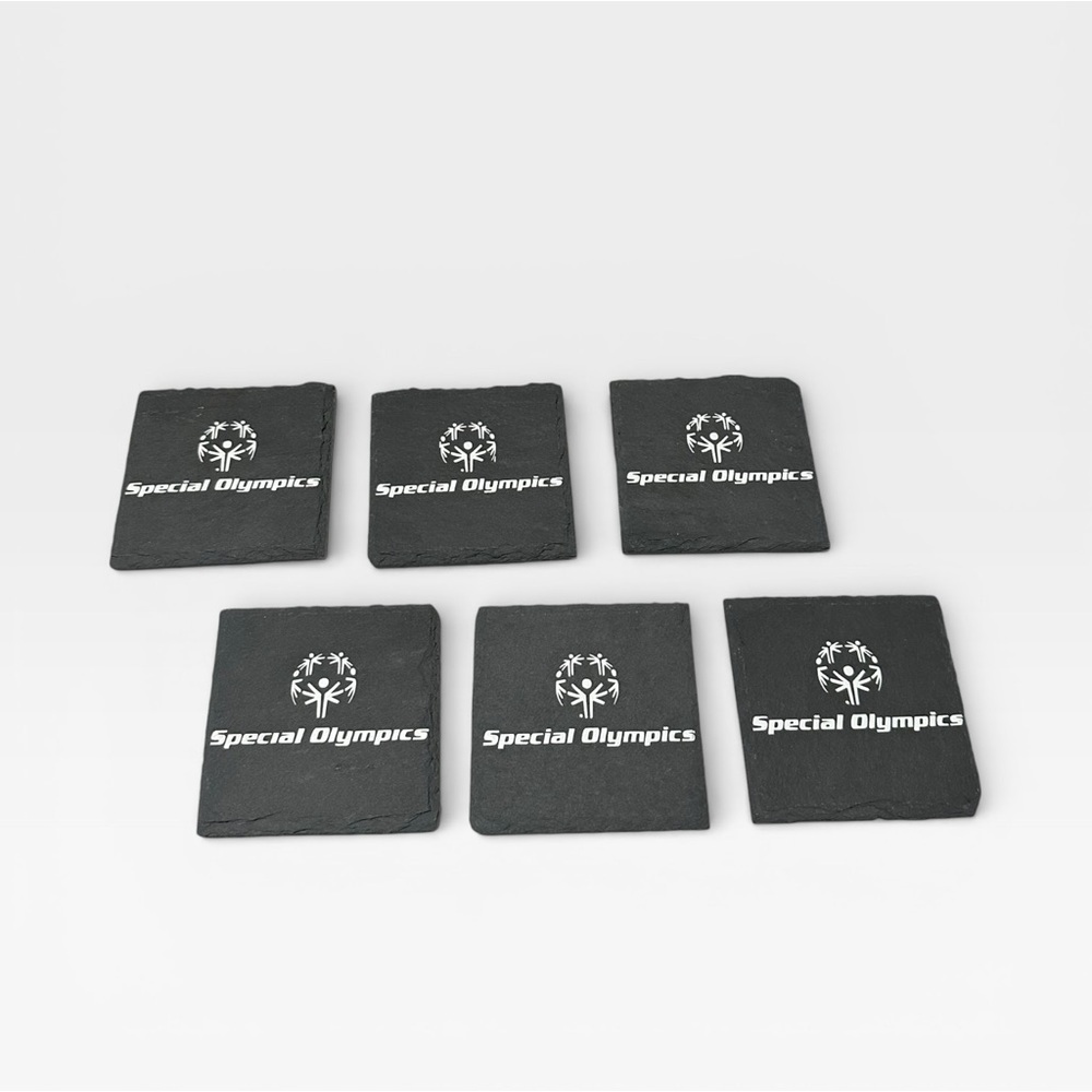6 Stone Special Olympics Drink Coasters